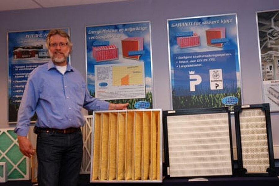 Daglig leder Vegard Ottesen i Interfil tar med seg alle ansatte på årets Innemiljø konferanse på danskebåten denne helgen.