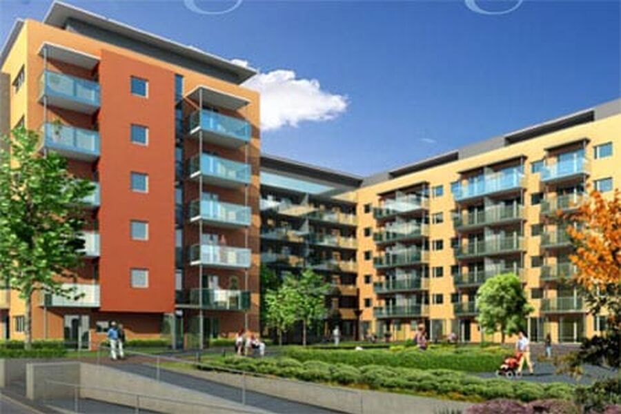 Gla`enga på Ensjø i Oslo får rasjonelle og moderne leiligheter uten at man har gått på akkord med kvaliteten.