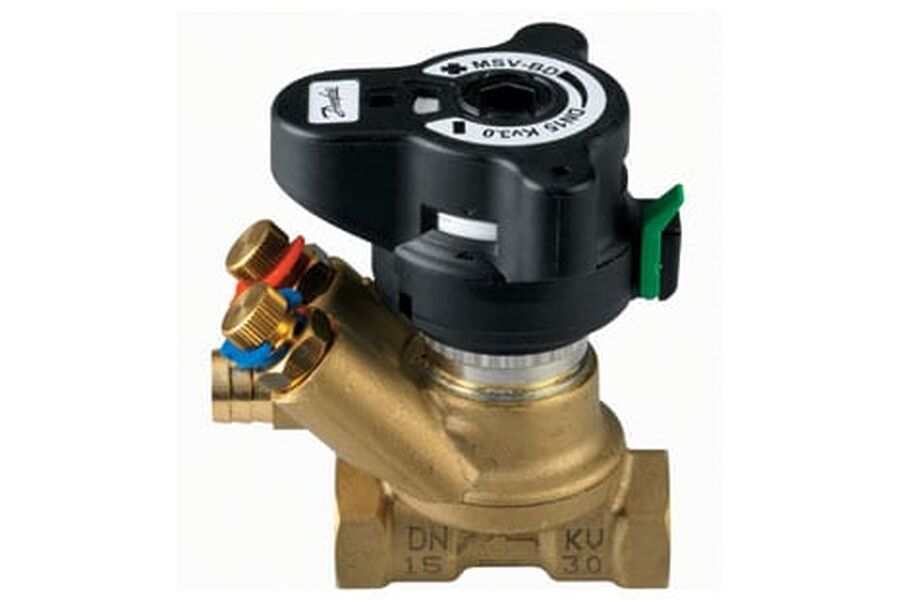 MSV-BD Leno ny manuell strupeventil fra Danfoss