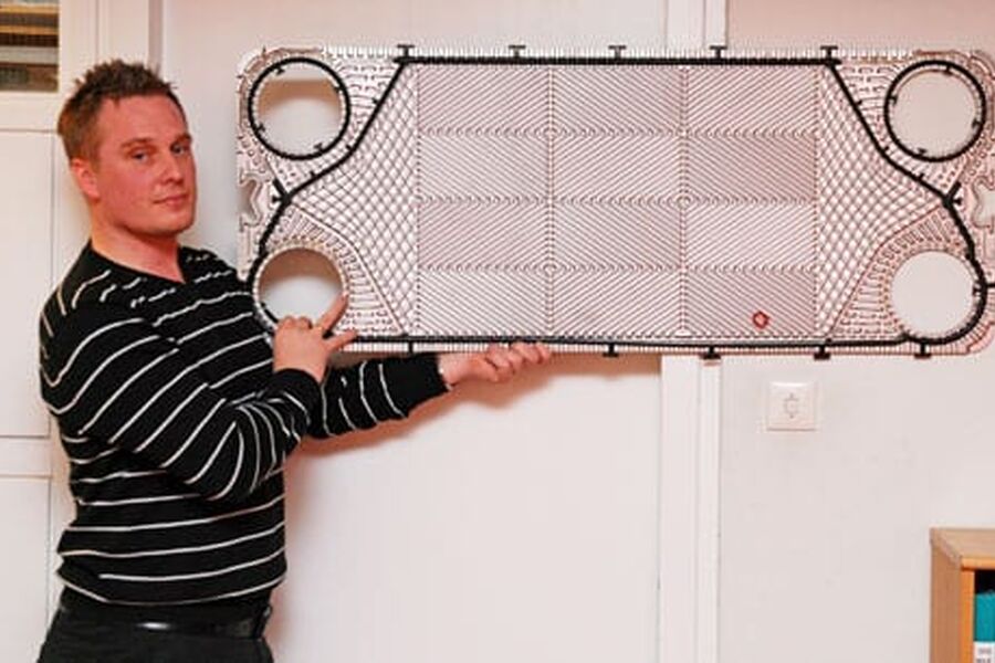 -Vi har en veldig god posisjon i HVAC-markedet, det sitter Alfa Laval i mange varmepumper til større bygg og i industrien sier Morten Magnusson i Alfa Laval Nordic AS.