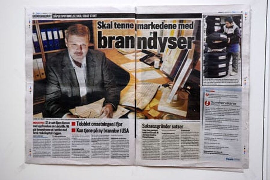 Oppslaget i Finansavise fredag 24. februar.