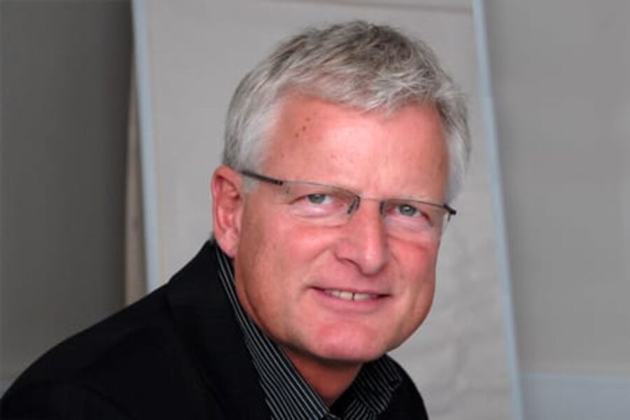 - Dette er en invitasjon, sier styreformann i Grønn Byggallianse, Nils Fredrik Skau fra Entra Eiendom AS. Foto: Per Henriksen