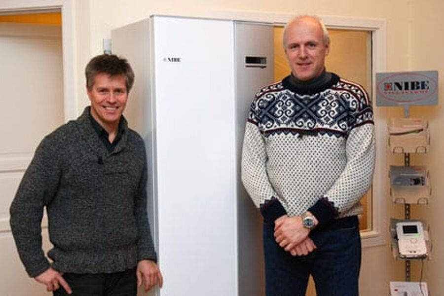 Daglig leder Rune Østvold og kollega Steinar Raastad i Nibe var godt fornøyd med fjoråret.