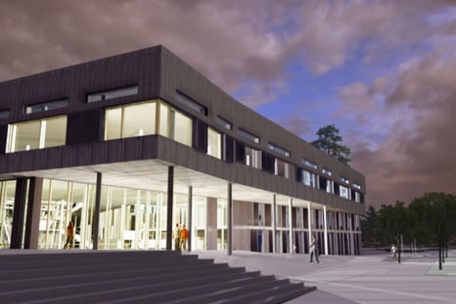 Det nye kommunesentret på Nesodden.