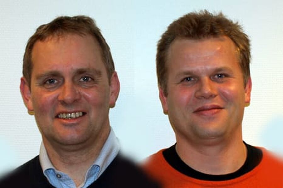 Fra venstre Tommy Steinset og Thomas Blankevoort.