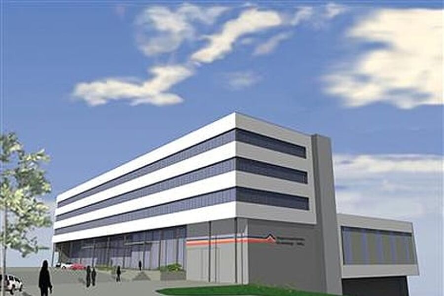 Byggingen starter i februar 2010 og skal være avsluttet i oktober 2011.