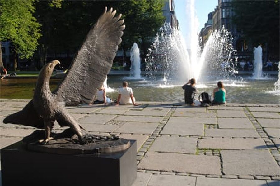 Oslo får topp poengsum for tilgang på grøntarealer. Foto: Per Henriksen.