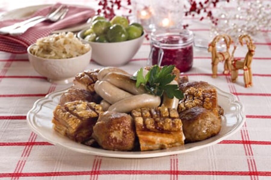 Ribba, tradisjonell norsk julemat som fortjener god vin! Foto: Mari Svenningsen/Matprat.no