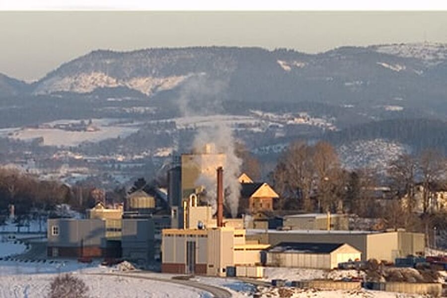 HOFF Norske Potetindustrier har montert economizer på den nye dampkjelen. Da forvarmes vannet, og mye energi spares.