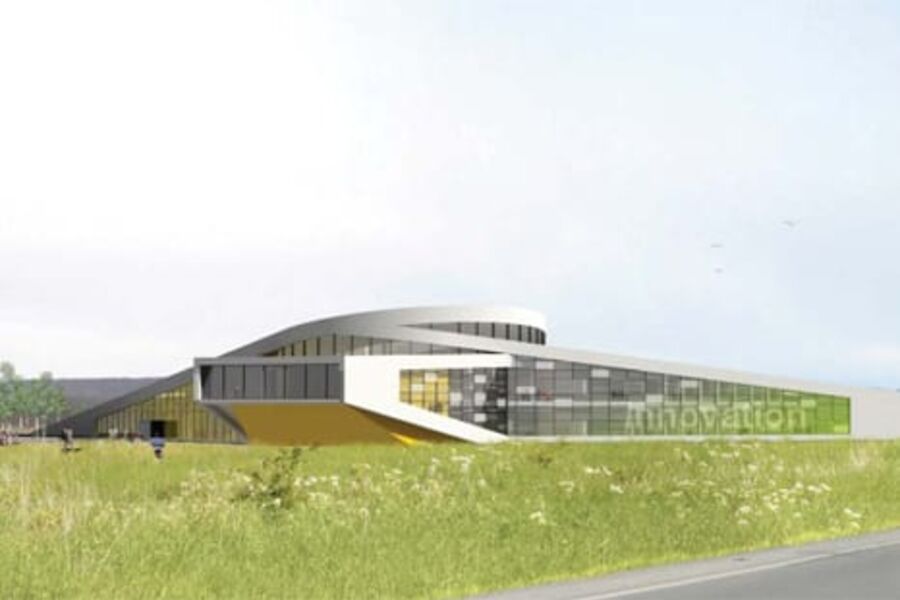 Science Center Østfold er tegnet av det danske arkitektfirmaet aart a/s i Århus.