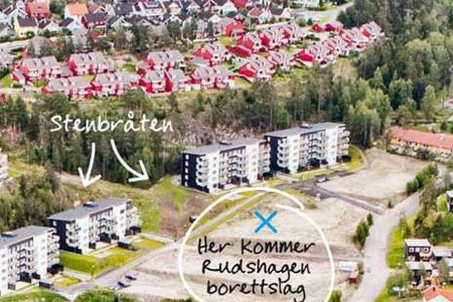 OBOS bygger 17 passivhus på Mortensrud i Oslo (foto: Nye bilder.no).