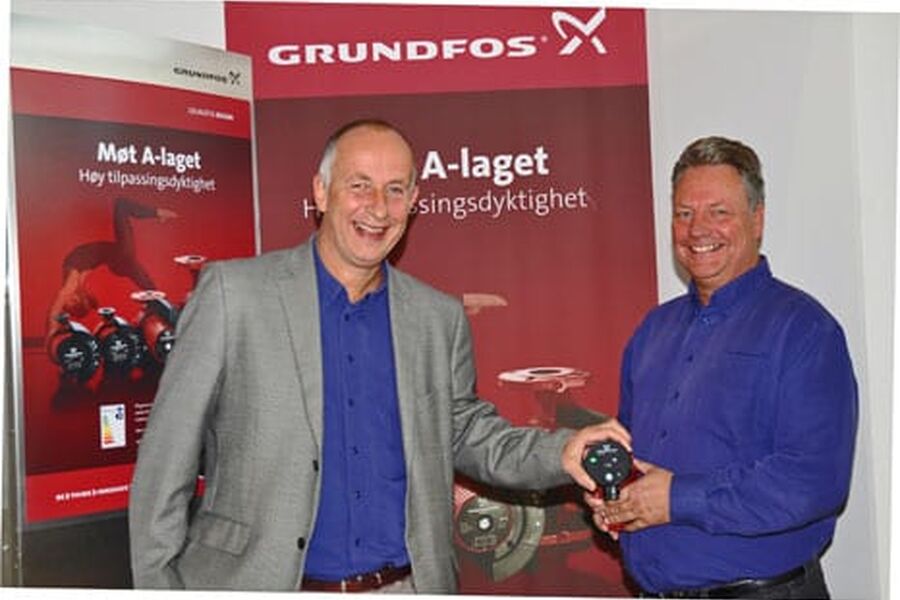 Administrerende direktør Per Frydenberg og salgsingeniør Nils Width.