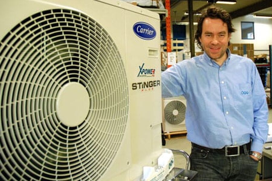 Salgsingeniør Odvar Walle, Kompetansesenteret Klima & Varmeteknikk AS i Moss. (Foto: Jan H. Kalvik)