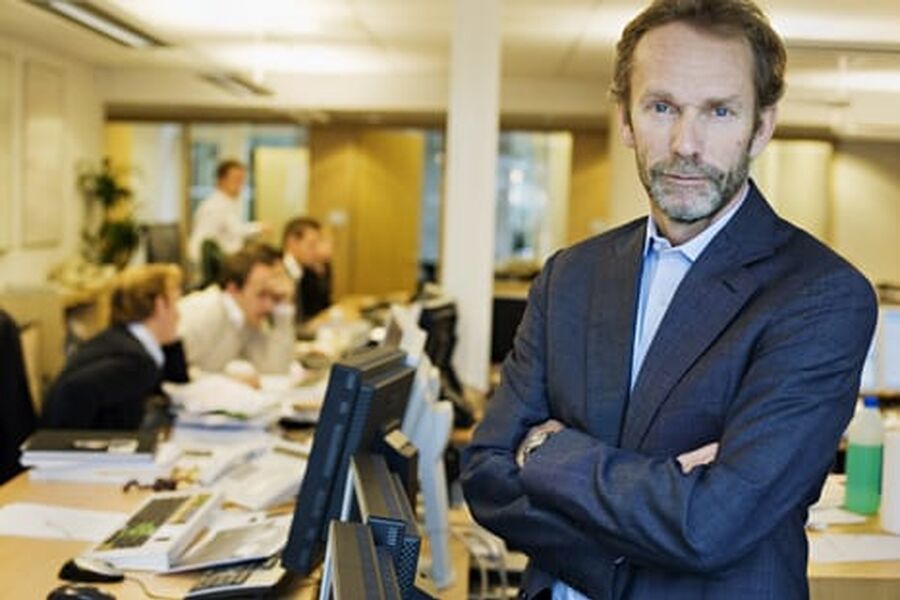 Blant foredragsholderne finner vi sjeføkonom Harald Magnus Andreassen fra First Securities. Foto First Securitas Sigbjørn Sandsmark