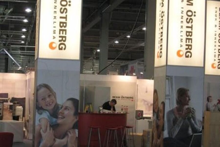 Fra Beam Östebergs sytore stand på ByggReisDeg.