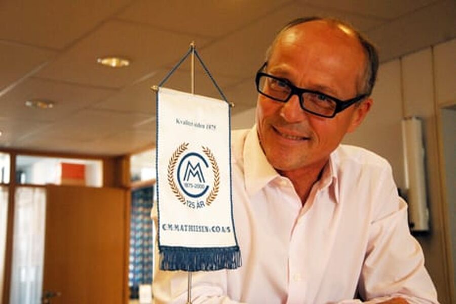 - Vi har for lengst feiret vår start i 1875, men er mer opptatt av å være forberedt på 2075, sier Geir F. Thollefsen, daglig leder C. M. Mathiesen & Co AS. Foto: Pressebase.no