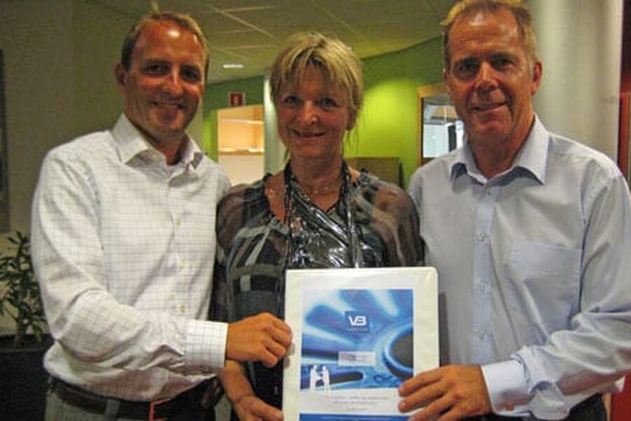 Øystein Kjellsen, VB, Ingrid Kvalø, If, og Morten Boye-Hansen, VB.