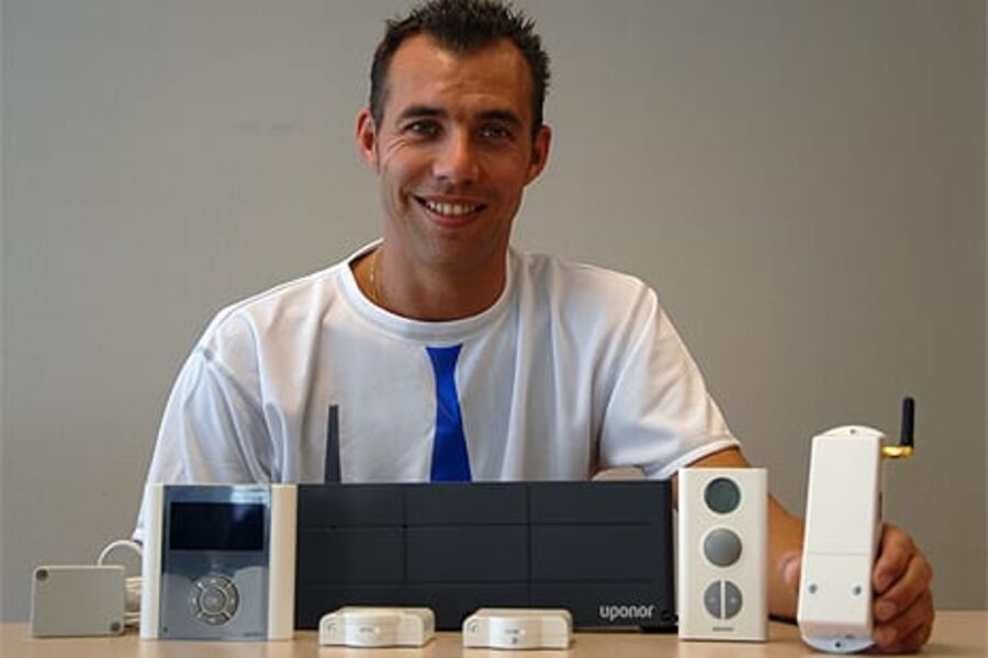 Terje Andersen, leder for prosjektavdelingen og R2I avdelingen med den nye generasjonen av Uponor Control System. Foto: Pressebase.no