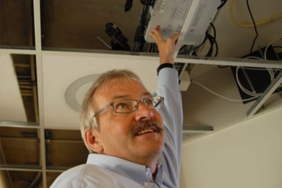 Anders Bredesen, salgs- og markedsdirektør i YIT ser det som helt naturlig at også rørleggerfaget inngår i de tjenester selskapet tilbyr markedet. Foto: Pressebase.no