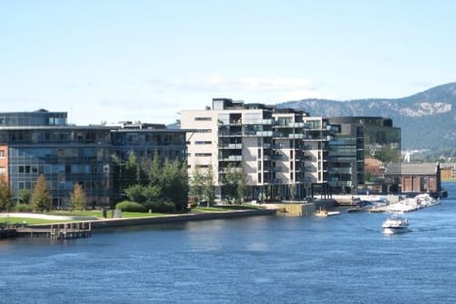 Sameiet Union Brygge i Drammen. Foto DNF