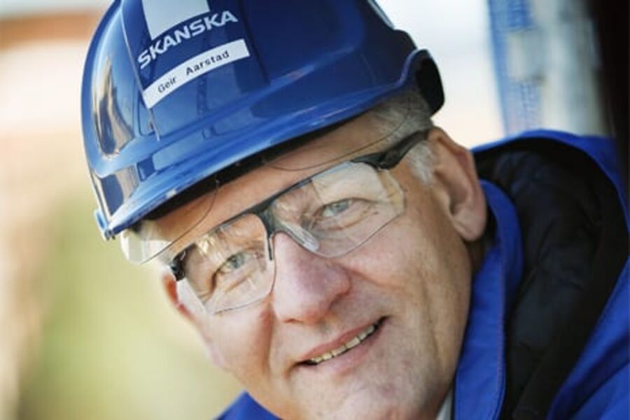 - Ingen tvil om at vi er inne i en endret markedssituasjon, sier adm. direktør Geir M. Aarstad i Skanska Norge AS. Foto: Skanska