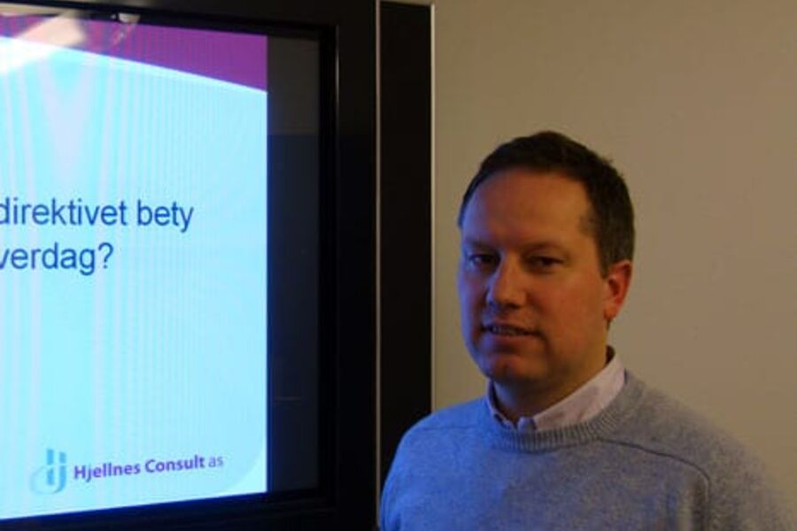 Seksjonsleder VVS-energi hos Hjellnes Consult AS, Roar Smelhus.