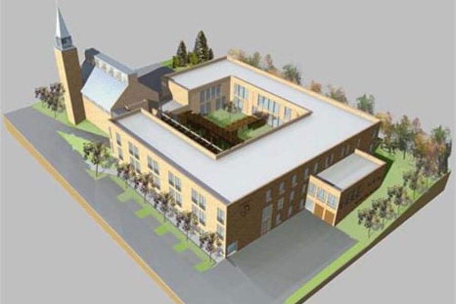 Illustrasjonsfoto av Birgittasentert som den Katolske kirke har bygget for Birgittasøstrene.