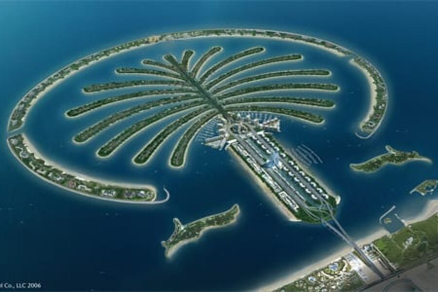 The Palm: 18000 dynamiske strengreguleringsventiler fra Frese A/S, leverer et perfekt innendørsklima uten problemer.