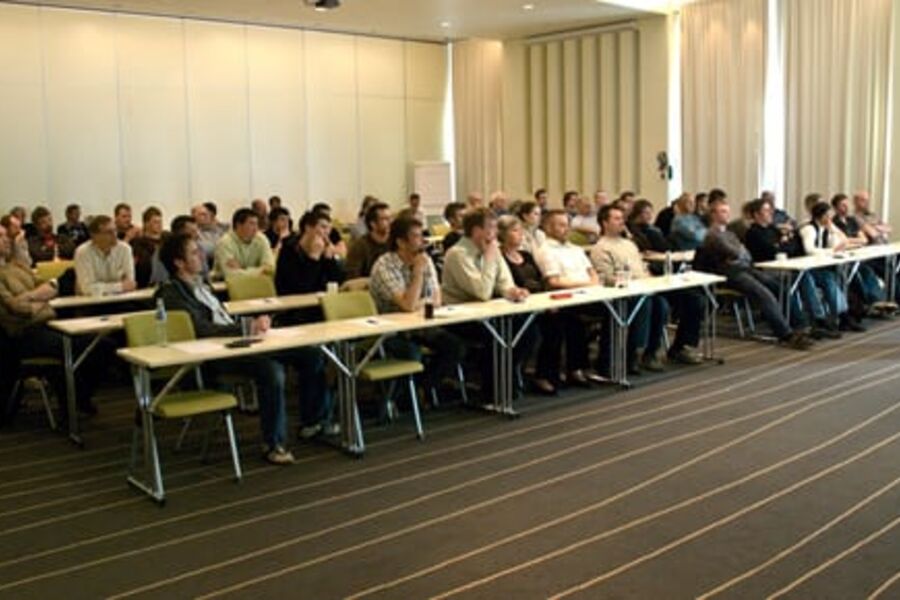 Deltagerne på ventilasjonstreffet i Sandnes.