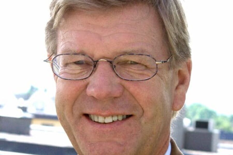 Direktør Finn Bergesen jr.i NHO hadde et klart miljøbudskap på gårsdagens Citykonferanse.