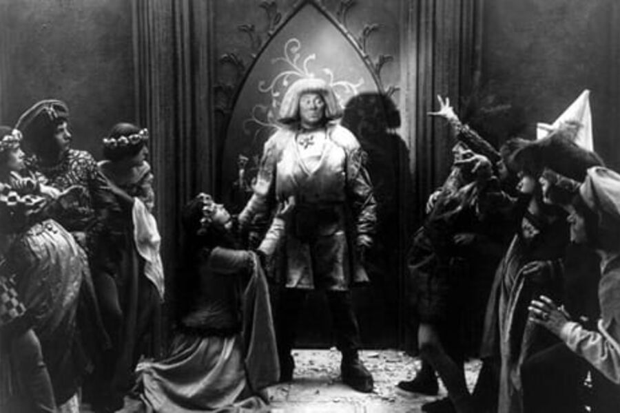 Fra den tyske filmen, Der Golem, wie er in die Welt kam, 1920.