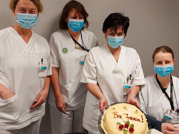 Kake til de ansatte på 3ABC