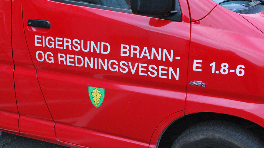 Bil fra Eigersund brann og redning