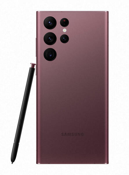 Samsung Galaxy S22 leveres med penn.