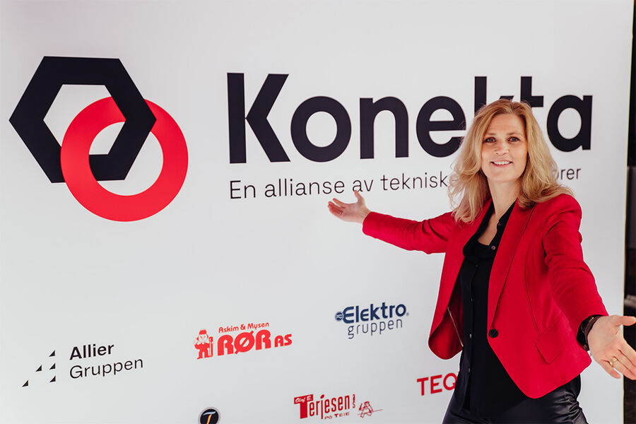 – Konekta er et navn som sier noe om hvem vi er, og som viser at vi jobber sammen for å levere høy kvalitet til kundene, sier adm. direktør Line Ekroll Dyb i nye Konekta.