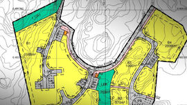 Kart over Leidlandshagen