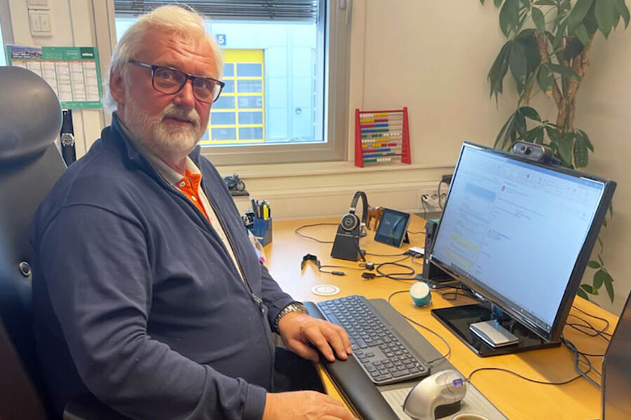 Engasjert: Helge Andersen er en ringrev i bransjen, og brenner for rørfaget og lærlinger. Oslo-avdelingen kan vise til svært positive resultater. Foto: Privat. 