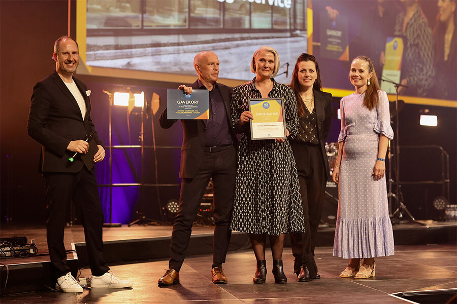 VB Moss Rørleggerservice mottok som den første i historien prisen for årets VB  Butikk og er stolte representanter for VB-kjedens økende fokus på å styrke  medlemmenes butikker og showroom.