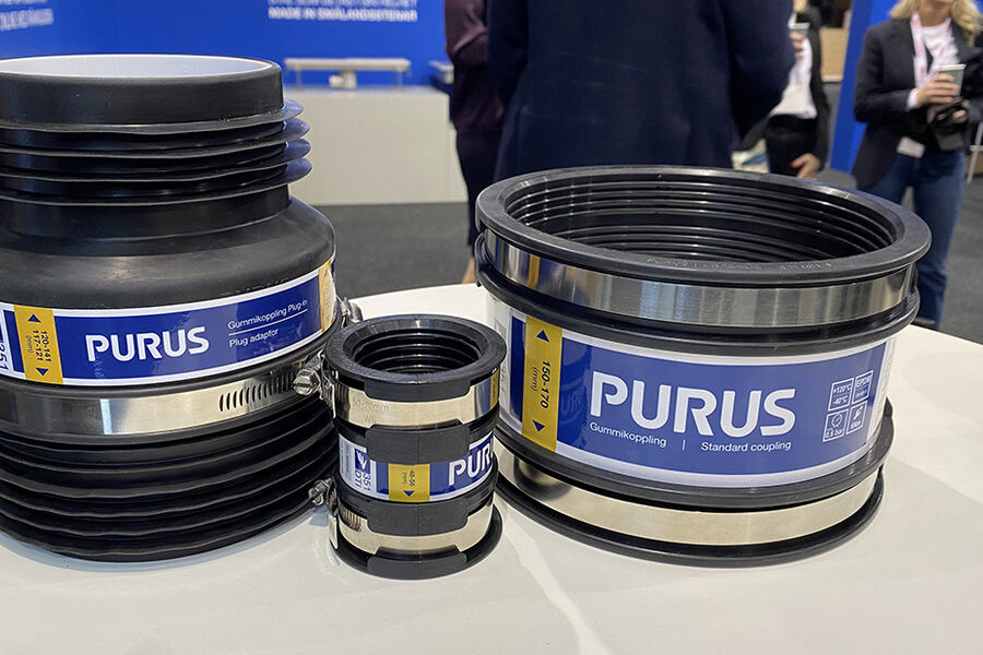 Purus har utviklet et nytt sortiment av gummikoblinger. Det nye sortimentet gummikoblinger består av 20 artikler og egner seg i de fleste situasjoner med krav til sammenføyning og tetting, herunder overganger mellom ulike materialer og dimensjoner.