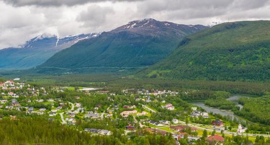 Oversiktsbilde Setermoen