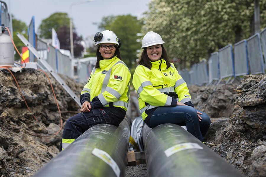 Aldri før er det blitt produsert mer fjernvarme i Norgen enn i 2021. (Foto: Kristofer Ryde / Lyse)