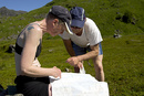 Bølemarsj 2007 - Reidun og Sigurd studerer kartet