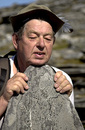Bølemarsj 2007 - Finn hviler hodet på en stein
