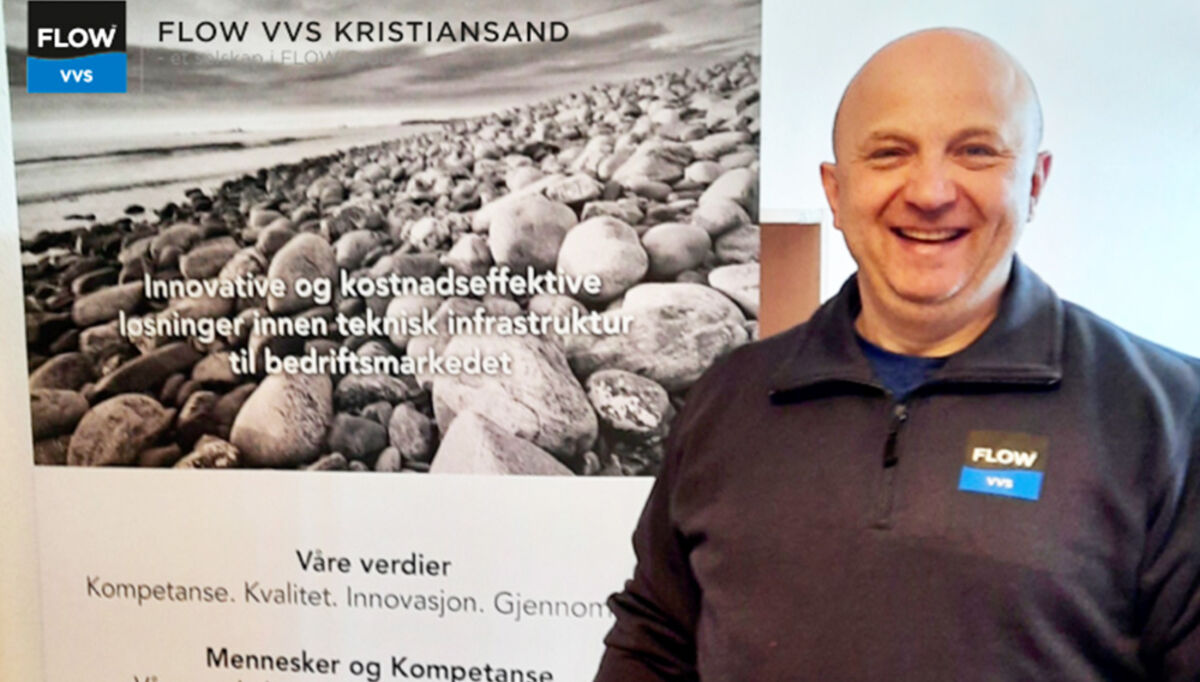 Remus Bompa har begynt som leder for drift- og vedlikeholdsavdelingen i FLOE VVS Kristiansand AS.