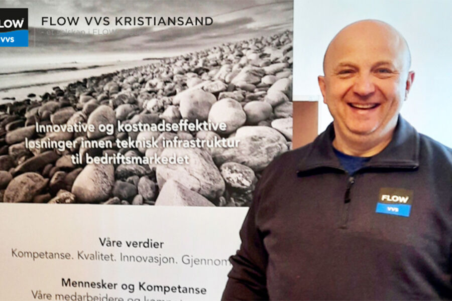 Remus Bompa har begynt som leder for drift- og vedlikeholdsavdelingen i FLOE VVS Kristiansand AS. 