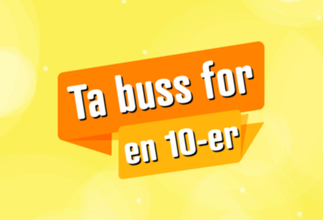 Buss for 10 kr