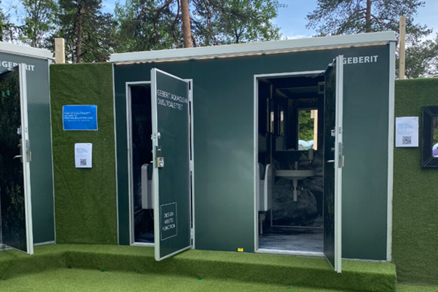 Geberit Norge stiller sine dusjtoaletter til disposisjon under festivalen "Over Oslo 