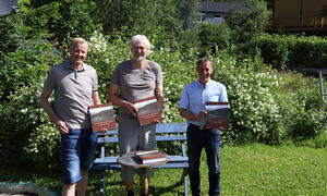 Foto: JGB. Fv. Lars Strøm, Harald Hardersen, Kurt-Jan Kvernmo