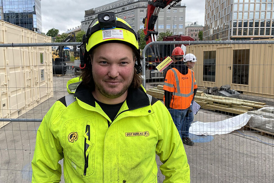 Godt håndverk og hardt arbeid gir resultater for rørleggermester Tor-Ivar Linskov. 37-åringen tjener gode penger. Foto: Rune Midtskogen