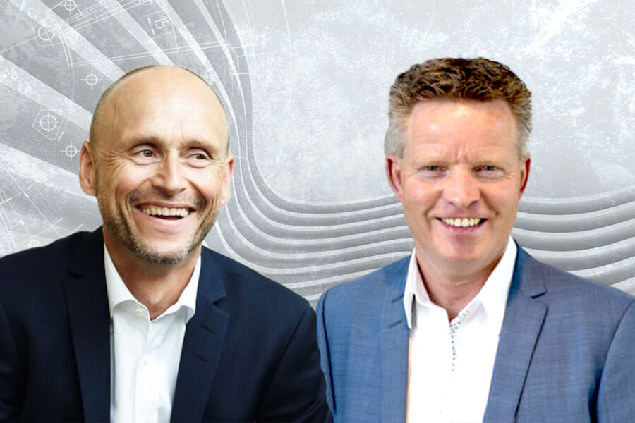 Rune Flengsrud og Runar Hansesætre. Foto Ahlsell